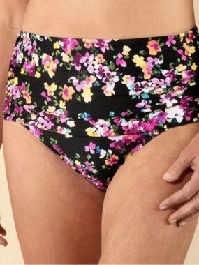 Lands’ End Floral Skirted Bikini Bottom